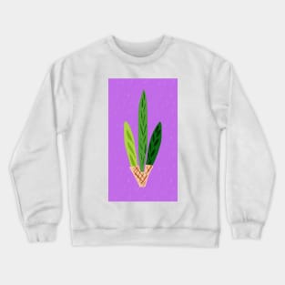 Lulav Lilac Print Crewneck Sweatshirt